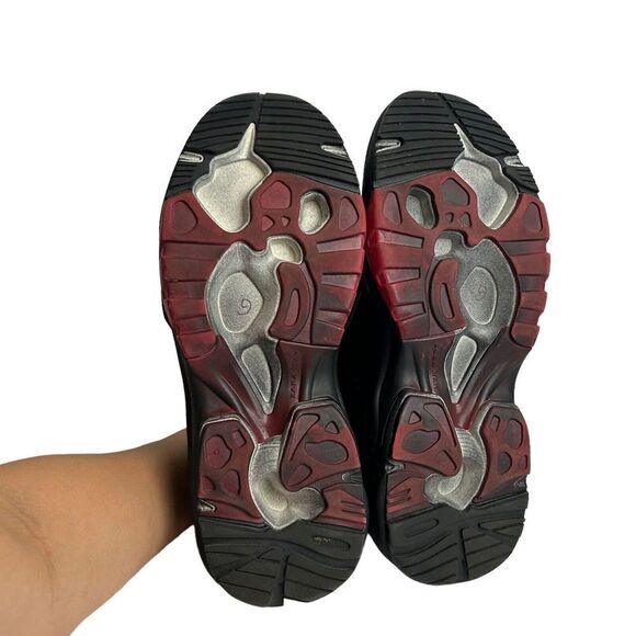 ZARA MAN sneakers Shoes Size EU 43 US 10 Black / Red Lace Up Fashion Casual - Picture 9 of 11